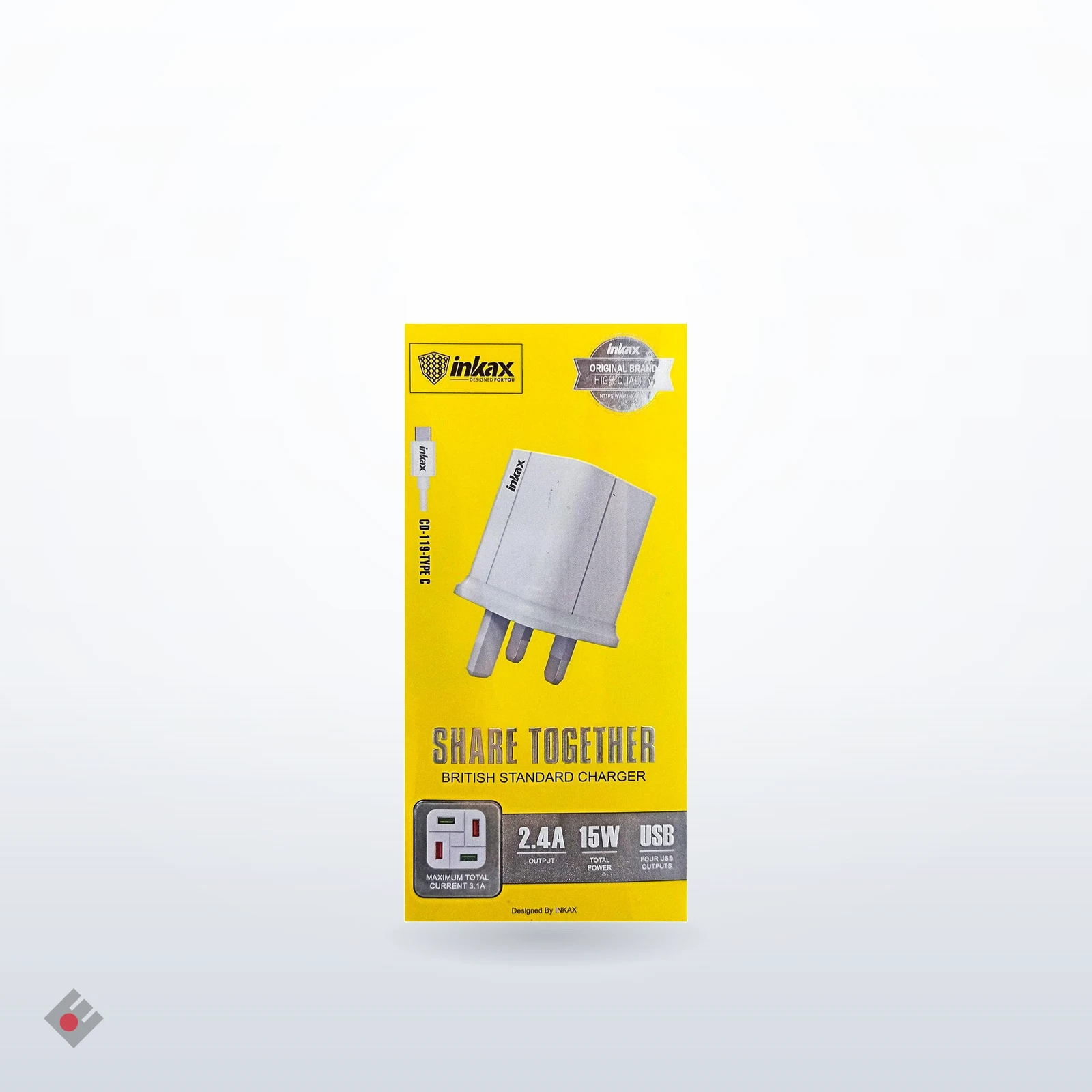 شاحن Type-C آبل Inkax 06 + آيفون